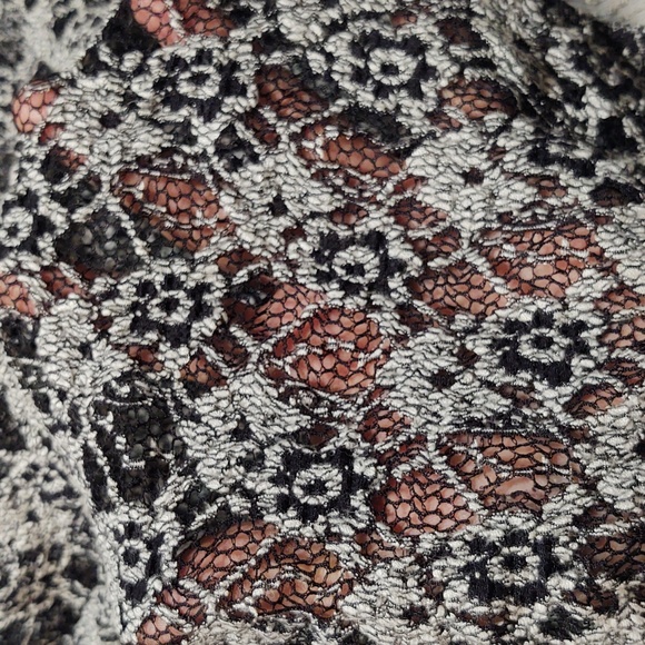 BKE Lace And sequin long sleeve sweater. So Gorgeous!!!!! Size M - Picture 5 of 6